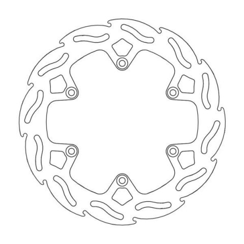 MOTO-MASTER TARCZA HAMULCOWA TYŁ FACTORY KTM, Husaberg 220 MM - 4,4MM GRUBOŚCI (NG141; NG129)