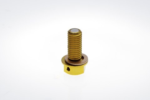 ACCEL KOREK SPUSTOWY OLEJU KAWASAKI KXF 450 '06-'15 KOLOR ZŁOTY (MDP-03G)