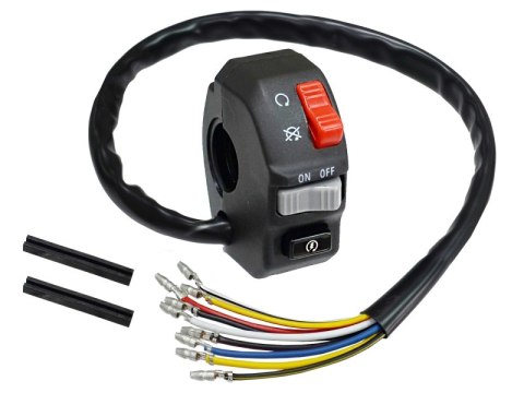 PSYCHIC PRZEŁĄCZNIK ZESPOLONY ZAPŁONU, ŚWIATEŁ, ROZRUSZNIKA NA KIEROWNICĘ UNIWERSALNY STRONA PRAWA