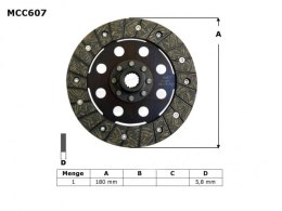 TRW LUCAS TARCZA SPRZĘGŁOWA BMW K 1200 RS 97-05, K 1200 GT 01-05,