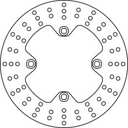 TRW LUCAS TARCZA HAMULCOWA PRZÓD HONDA CB 250 TWO FIFTY 92-05, TYŁ - HONDA TRANSALP XL-V 600/650 91-07, TRANSALP XL-VA 700 08-13