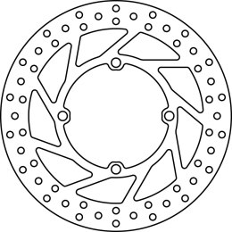 TRW LUCAS TARCZA HAMULCOWA PRZÓD KAWASAKI KX 125 03-05, KLX / KX 250 93-17, KLX 650 93-95, SUZUKI RMZ 250 04-06 (PROMOCJA)