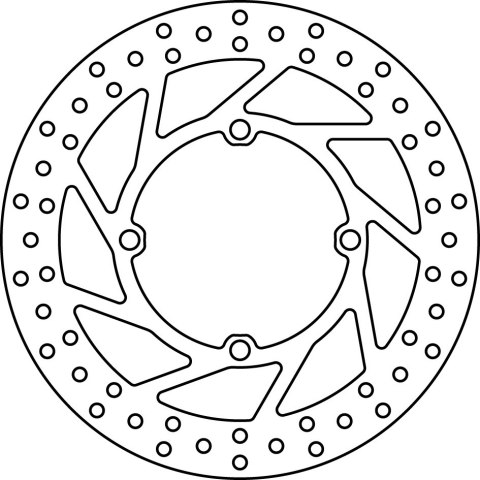 TRW LUCAS TARCZA HAMULCOWA PRZÓD KAWASAKI KX 125 03-05, KLX / KX 250 93-17, KLX 650 93-95, SUZUKI RMZ 250 04-06 (PROMOCJA)