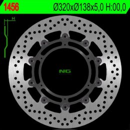 NG TARCZA HAMULCOWA PRZÓD KTM 1050/1190/1290 ADVENTURE '13-'17 (320X138X5MM) (6X6,5MM) PŁYWAJĄCA (ZASTĘPOWANY PRZEZ NG1840)