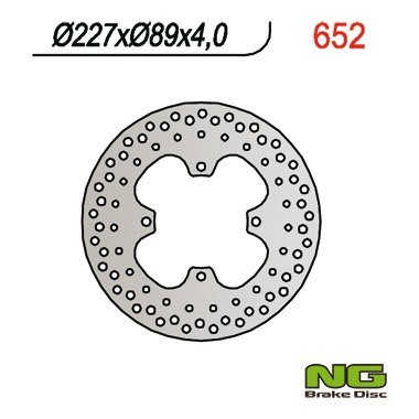 NG TARCZA HAMULCOWA PRZÓD POLARIS (227X89X4) 250/300/325/330/335/350/400/425/450/455/500/700/800