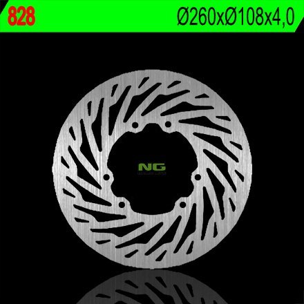 NG TARCZA HAMULCOWA PRZÓD RIEJU 50/125/250 YAMAHA XT 125X 05-09, DT 50 SM 05-07, DT 50X 03-06 (260x108x4)