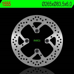 NG TARCZA HAMULCOWA TYŁ DUCATI DIAVEL 1200 11-22 MULTISTRADA 1200/1262 15-22 , XDIAVEL 1262 '15-'22 (265X83,50X6,0MM) (4X10MM)