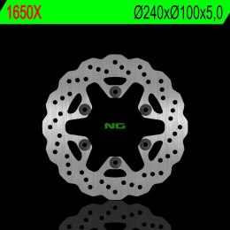 NG TARCZA HAMULCOWA TYŁ KAWASAKI KLX 250 09-20, KLX 300 R '20 (240X100X5,0MM) (6X10,50MM) WAVE