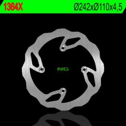 NG TARCZA HAMULCOWA TYŁ TM 125/250/300/450/530 '06-'09 (242X110X4,5) (4X7MM) WAVE