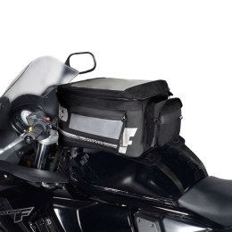 OXFORD TORBA NA ZBIORNIK MOTOCYKLA TANK BAG F1 TANK BAG SMALL 18L STRAP ON (MOCOWANIE PASKAMI) KOLOR CZARNY POJEMNOŚĆ 18L (ZASTĘ
