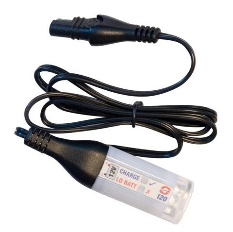 OPTIMATE LATARKA LED Z WSKAŹNIKIEM NAŁADOWANIA AKUMULATORA NA ZŁĄCZE SAE (EL) - PROMOCJA