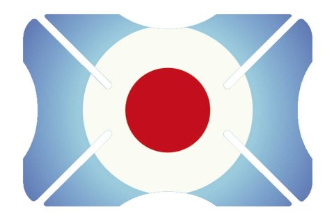 OXFORD WYPRZEDAŻ NAKLEJKA NA TYŁ KASKU WIELOKROTNEGO UŻYTKU TARGET BUMPER