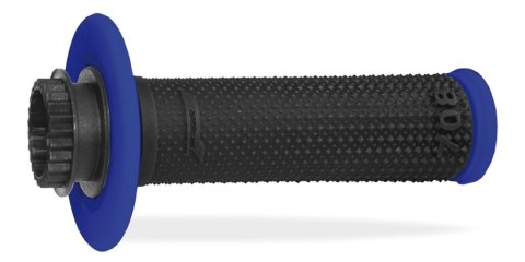 PROGRIP MANETKI PG708 OFF ROAD Z BLOKADĄ SCS LOCK-ON + 6 ADAPTERÓW ROLGAZU (22+25MM) KOLOR CZARNY NIEBIESKI DWUSKŁADNIKOWE (708-