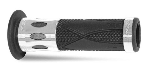 PROGRIP MANETKI PG728 ROAD ALU (22+25MM, DŁ.122MM) KOLOR SREBRNY (JEDNOSKŁADNIKOWE) (728-120) (PG728S)