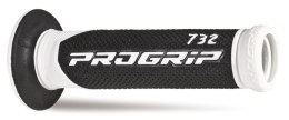 PROGRIP MANETKI PG732 ROAD (22+25MM, DŁ.125MM) KOLOR BIAŁY/CZARNY (DWUSKŁADNIKOWE) (732-137)