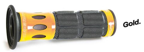 PROGRIP MANETKI PG744 SCOOTER ALU (22+25MM, DŁ.115MM) KOLOR ZŁOTY (JEDNOSKŁADNIKOWE) (744-121) WYPRZEDAŻ