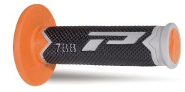 PROGRIP MANETKI PG788 OFF ROAD (22+25MM, DŁ.115MM) KOLOR SZARY/POMARAŃCZOWY/CZARNY (TRÓJSKŁADNIKOWE) (788-211) (PG788/2)