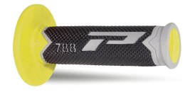 PROGRIP MANETKI PG788 OFF ROAD (22+25MM, DŁ.115MM) KOLOR SZARY/ŻÓŁTY/CZARNY (TRÓJSKŁADNIKOWE) (788-210) (PG788/4)