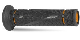 PROGRIP MANETKI PG838 ROAD (22+25MM, DŁ.122MM) KOLOR CZARNY/POMARAŃCZOWY (DWUSKŁADNIKOWE) (838-201) (PG838/1)