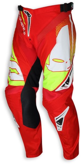 UFO SPODNIE SEQUENCE MADE IN ITALY KOLOR CZERWONY/BIAŁY/ZIELONY ROZMIAR S / EU48 / US30 - WYCOFANE Z OFERTY - WYPRZEDAŻ