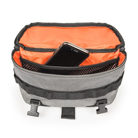 KAPPA TORBA NA KIEROWNICĘ 3L KOLOR SZARY (MOŻE SŁUŻYĆ JAKO DODATKOWA TORBA DOCZEPIANA DO RA315) (INSPIRING ADVENTURE)