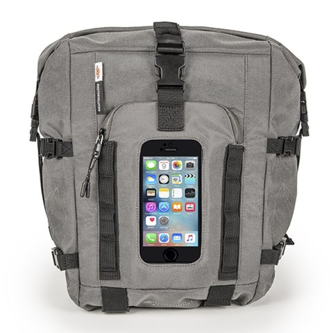 KAPPA TORBA (TANKBAG) NA ZBIORNIK MAGNETYCZNA LUB PLECAK 20L KOLOR SZARY (INSPIRING ADVENTURE)