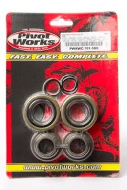 PIVOT WORKS ZESTAW ŁOŻYSK KOŁA TYLNEGO Z USZCZELNIACZAMI I TULEJKAMI KTM SX/SXF '98-'12, EXC/EXCF '98-'22 HUSQVARNA ,HUSABERG,GA