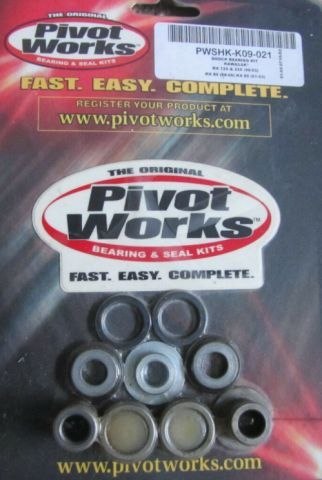 PIVOT WORKS ZESTAW NAPRAWCZY AMORTYZATORA TYLNEGO (CENTRALNEGO) KAWASAKI KX 80/85 (98-11) - WYCOFANY Z OFERTY