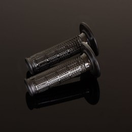 RENTHAL MANETKI MX DUAL COMPOUND ULTRA TACKY TAPERED, DWUSKŁADNIKOWE, KOLOR CZARNY