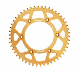 SUPERSPROX PROMOCJA ZĘBATKA TYLNA ALUMINIOWA 7075-T6 (ERGAL) 808 49 SUZUKI RM/RMZ (JTR808.49) KOLOR ZŁOTY