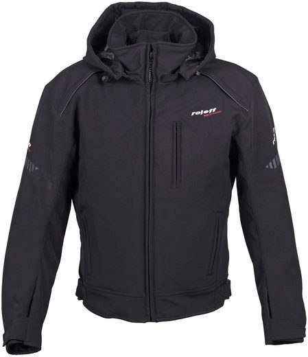 ROLEFF PROMOCJA KURTKA TEKSTYLNA SOFTSHELL KRÓTKA MODEL RO1513 (3W1) KOLOR CZARNY ROZMIAR L