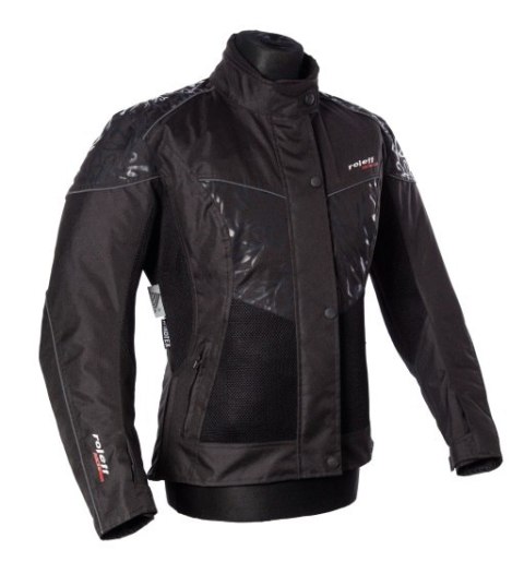 ROLEFF WIELKA PROMOCJA KURTKA DAMSKA TEKSTYLNA KRÓTKA Z MEMBRANĄ (3W1) MODEL MESSINA (RO1503) KOLOR CZARNY ROZMIAR XL