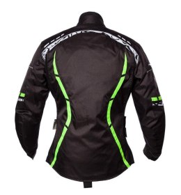 ROLEFF WIELKA PROMOCJA KURTKA DAMSKA TEKSTYLNA Z MEMBRANĄ MODEL ZELINA KOLOR CZARNY/FLUO ROZMIAR XS