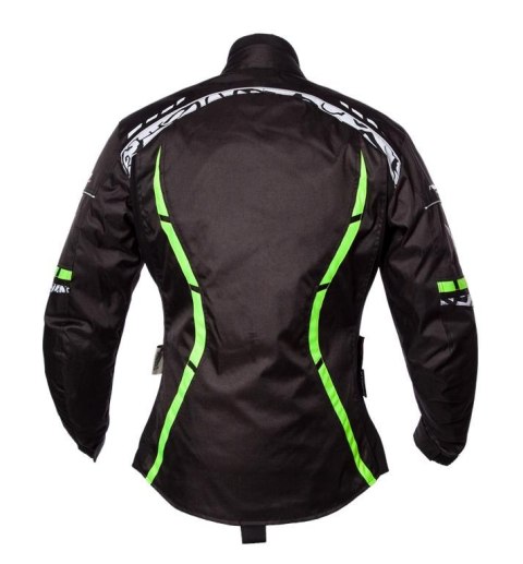 ROLEFF WIELKA PROMOCJA KURTKA DAMSKA TEKSTYLNA Z MEMBRANĄ MODEL ZELINA KOLOR CZARNY/FLUO ROZMIAR XS