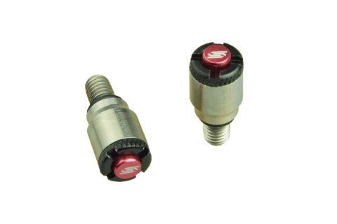 SCAR RACING ODPOWIETRZNIKI AMORTYZATORÓW SHOWA, KAYABA KOLOR CZERWONY - 5X08