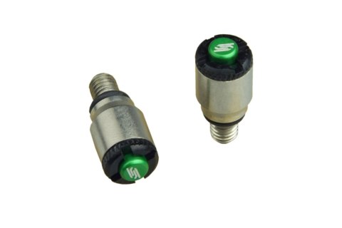 SCAR RACING ODPOWIETRZNIKI AMORTYZATORÓW SHOWA, KAYABA KOLOR ZIELONY - 5X08