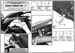 KAPPA STELAŻ POD TORBY (SAKWY) BOCZNE HONDA CB 600F HORNET 07-09