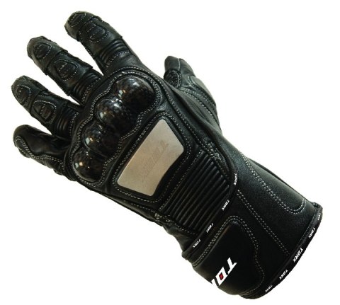 TORX WYPRZEDAŻ RĘKAWICE SKÓRZANE LETNIE VALE KOLOR CZARNY ROZMIAR M