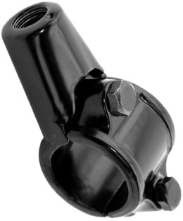 V PARTS (VICMA) ADAPTER LUSTERKA OBEJMA 22MM (GWINT LEWY/WEWNĘTRZNY M10 X 1,25) KOLOR CZARNY (TM18)