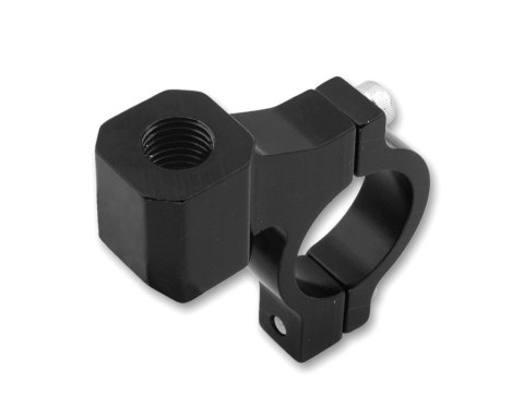V PARTS (VICMA) ADAPTER LUSTERKA (WSPORNIK CNC) (GWINT WEWNĘTRZNY M10 X 1,25 PRAWY) KOLOR CZARNY (22MM) (TM19)