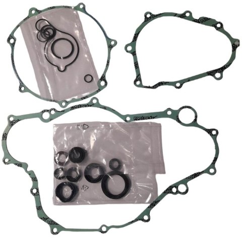 WISECO WYPRZEDAŻ KOMPLET USZCZELEK (USZCZELKI + USZCZELNIACZE) NA DÓŁ SILNIKA YAMAHA YZF 450 '03-'05 (YZ 450F)