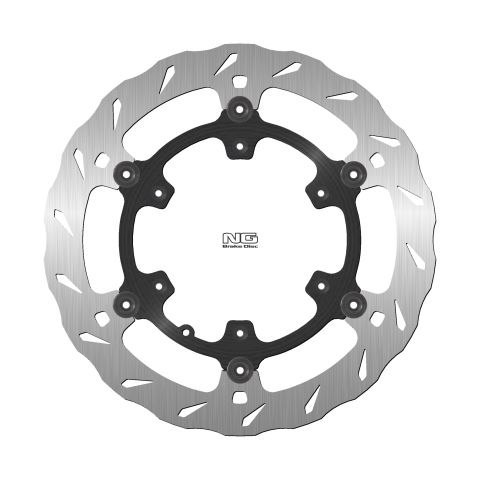 NG TARCZA HAMULCOWA PRZÓD AJP PR7 ADVENTURE 650 '16-'20 ZACISK BREMBO (300X124,3X5MM) PŁYWAJĄCA (6X6,5MM) WAVE