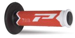 PROGRIP MANETKI PG788 OFF ROAD (22+25MM, DŁ.115MM) KOLOR BIAŁY/CZERWONY/CZARNY (TRÓJSKŁADNIKOWE)(788-216)
