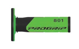 PROGRIP MANETKI PG801 OFF ROAD (22+25MM, DŁ.115MM) KOLOR CZARNY/ZIELONY (DWUSKŁADNIKOWE) (801-138) (PG801BK/GR)