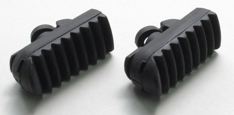 TOURMAX GUMY PODNÓŻKÓW KIEROWCY HONDA XL 600V TRANSALP 92-99, XRV 750 AFRICA TWIN 92-00, NX 650 DOMINATOR 92-04 (KOMPLET 2 SZT.)