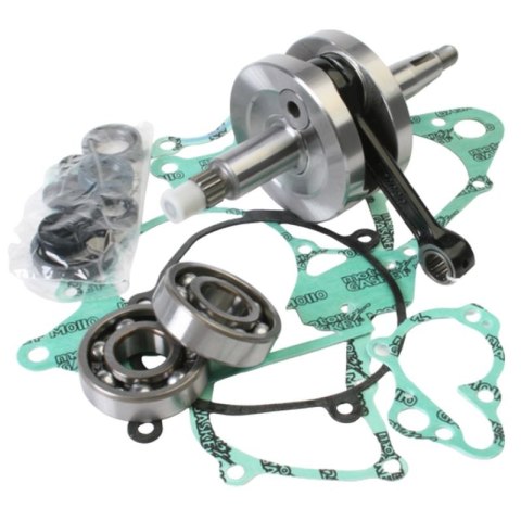 WISECO WAŁ KORBOWY HONDA CR 80 '86-02, CR85 '03-04 (Z ŁOŻYSKAMI I USZCZELNIACZAMI NA WAŁ ORAZ KOMPLETEM USZCZELEK NA DÓŁ SILNIKA