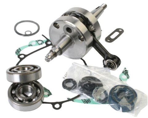 WISECO WAŁ KORBOWY KAWASAKI KX 60 '86-03, SUZUKI RM 60 '03 (Z ŁOŻYSKAMI I USZCZELNIACZAMI NA WAŁ ORAZ KOMPLETEM USZCZELEK NA DÓŁ