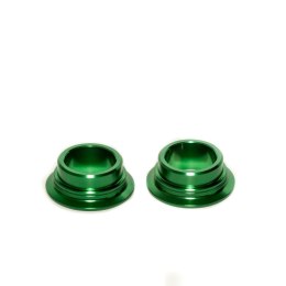 ACCEL TULEJKI DYSTANSOWE KOŁA TYŁ KAWASAKI KXF 450 '19-20 KOLOR ZIELONY - PROMOCJA