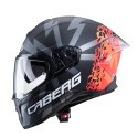 CABERG WYPRZEDAŻ KASK INTEGRALNY Z BLENDĄ MODEL DRIFT EVO STORM MATT BLACK/RED FLUO/ORANGE FLUO KOLOR CZARNY MAT CZERWONY FLUO/P