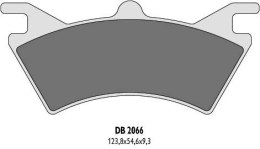 DELTA BRAKING KLOCKI HAMULCOWE KH313 POLARIS 6X6 - ZASTĘPUJĄ DB2066QD-D ORAZ DB2066MX-D